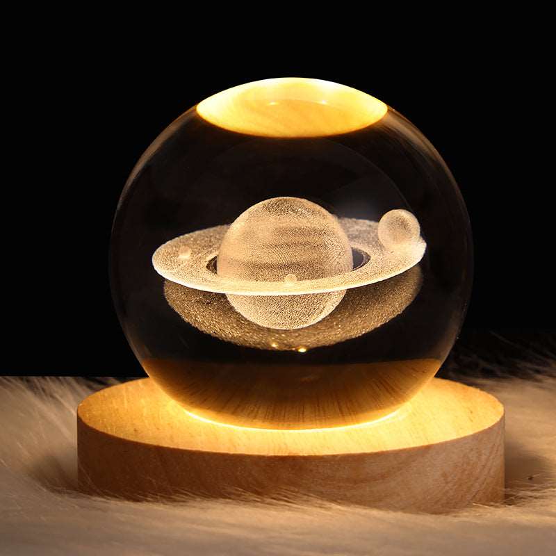 Luminous Crystal Ball Night Lamp - Zillume